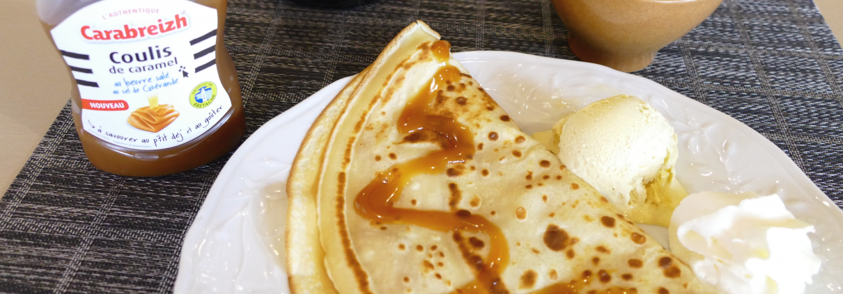 recette carabreizh crêpe pommes caramel